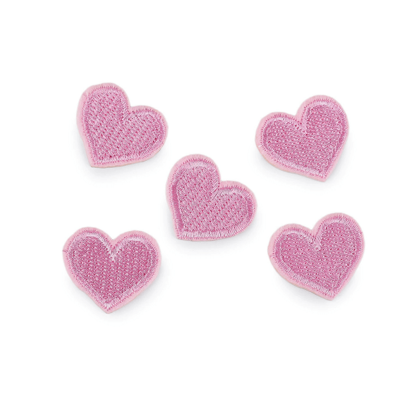 Decorative iron-on applique – hearts