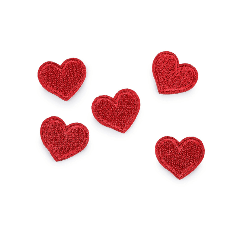 Decorative iron-on applique – hearts