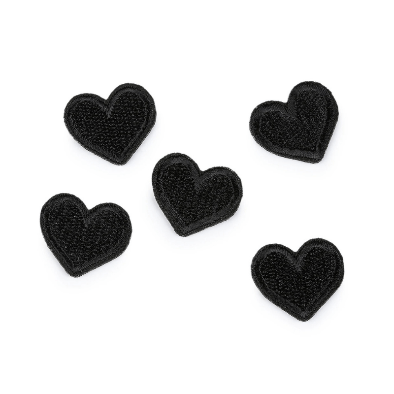 Decorative iron-on applique – hearts