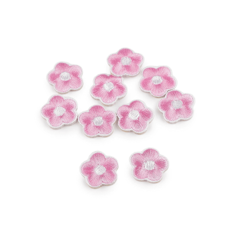 Decorative iron-on applique 1.8cm – flowers