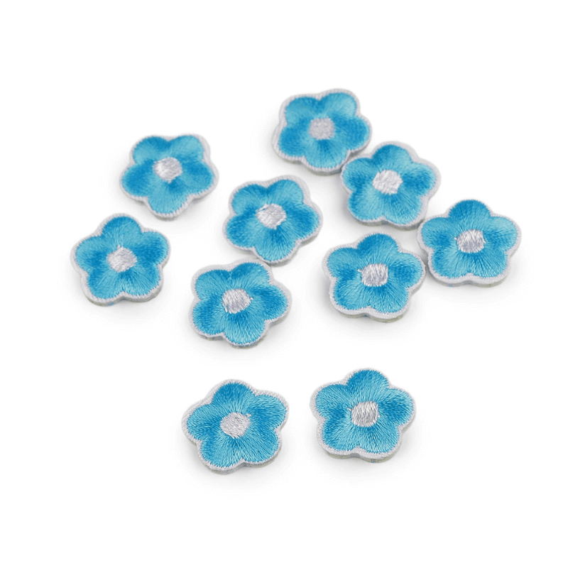 Decorative iron-on applique 1.8cm – flowers