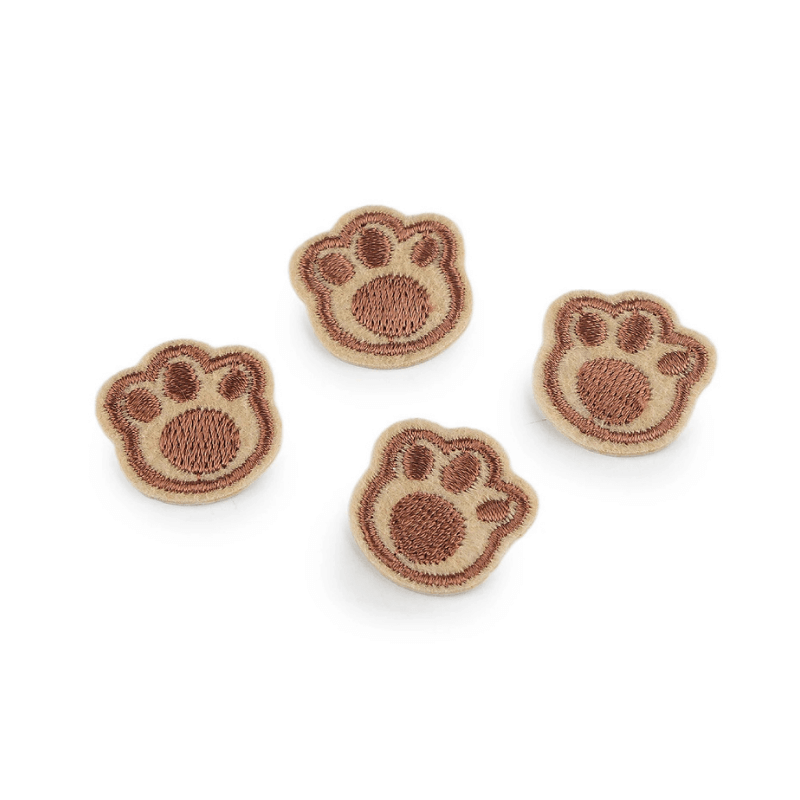 Decorative iron-on applique – paw