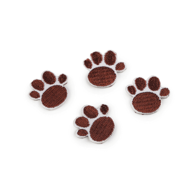 Decorative iron-on applique – paw