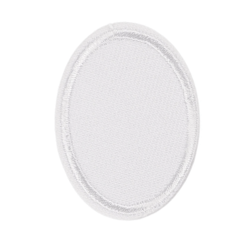 Dekoratīva piegludināma aplikācija - ovāla 82x62mm