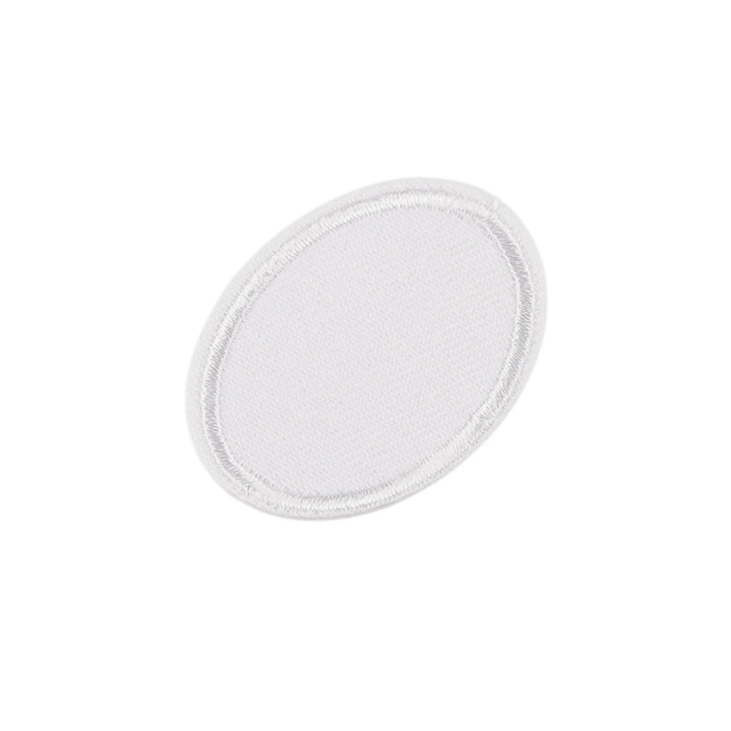 Decorative iron-on patch - oval 64x45mm