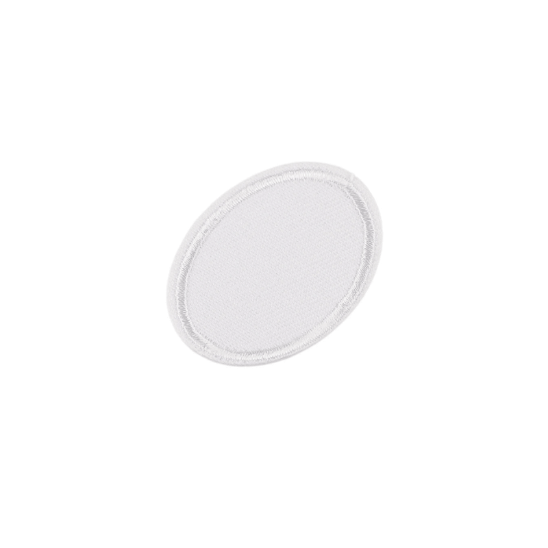 Decorative iron-on appliqué - oval 42x31mm