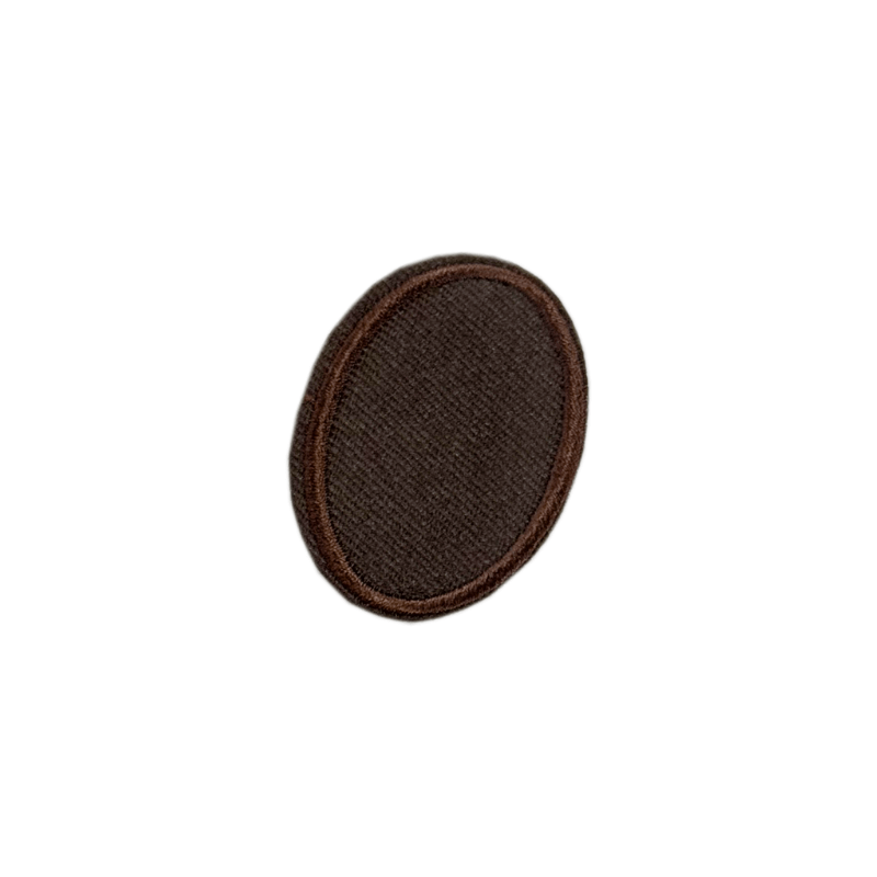 Decorative iron-on appliqué - oval 42x31mm