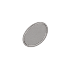 Decorative iron-on appliqué - oval 42x31mm