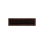 Decorative iron-on application - rectangular 43x12mm