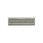 Decorative iron-on application - rectangular 43x12mm
