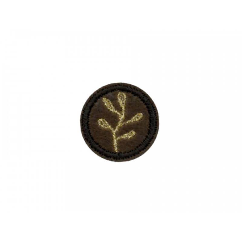 Decorative iron-on applique - leaf