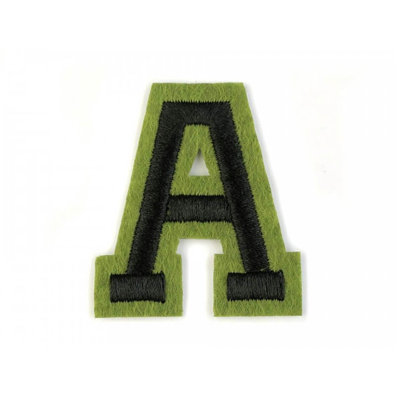 Decorative iron-on applique – letters