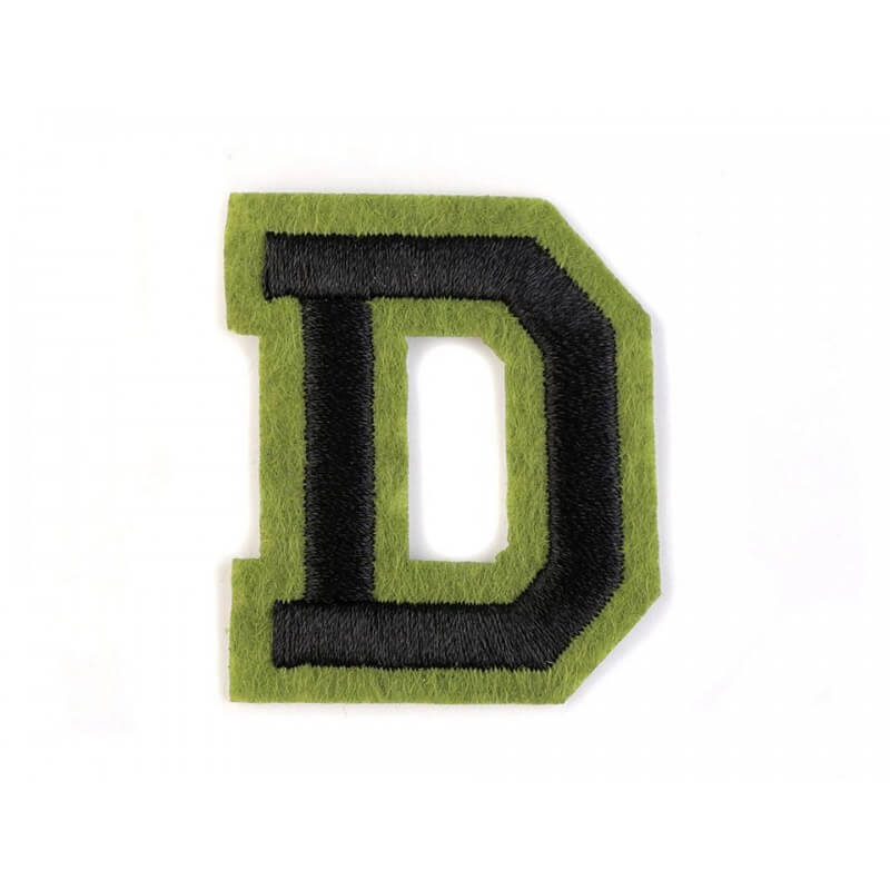 Decorative iron-on applique – letters