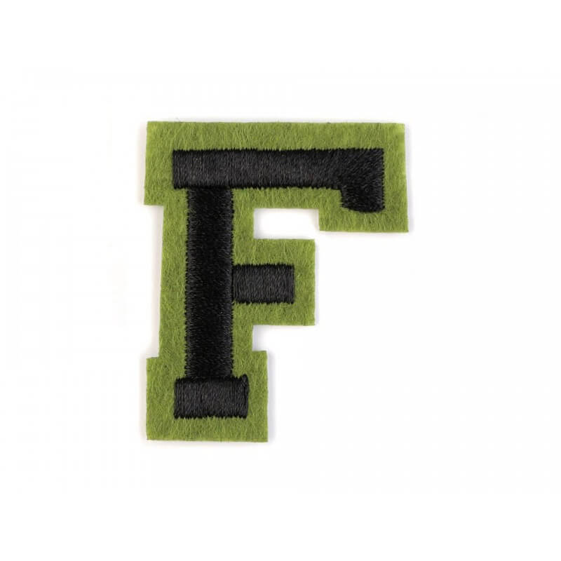 Decorative iron-on applique – letters