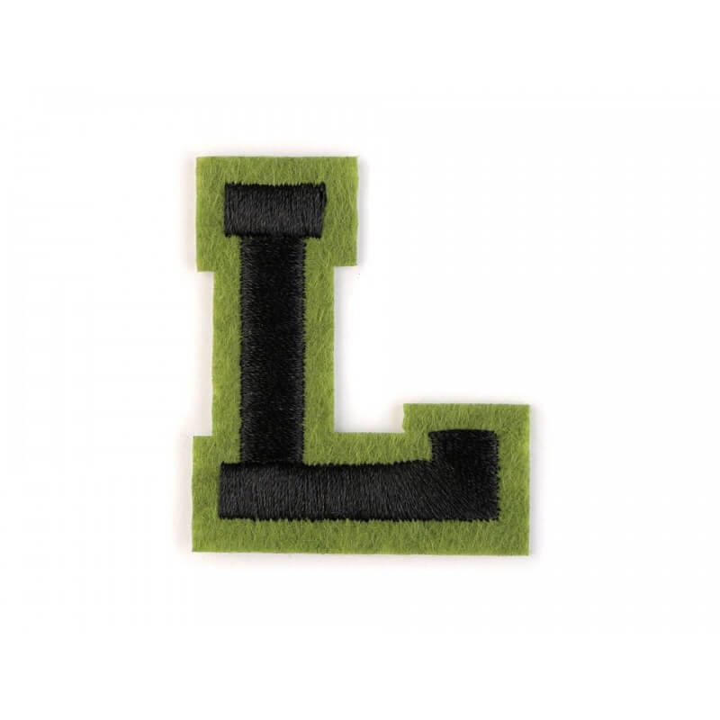 Decorative iron-on applique – letters