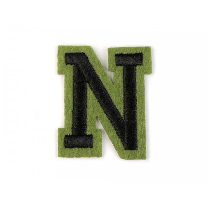 Decorative iron-on applique – letters