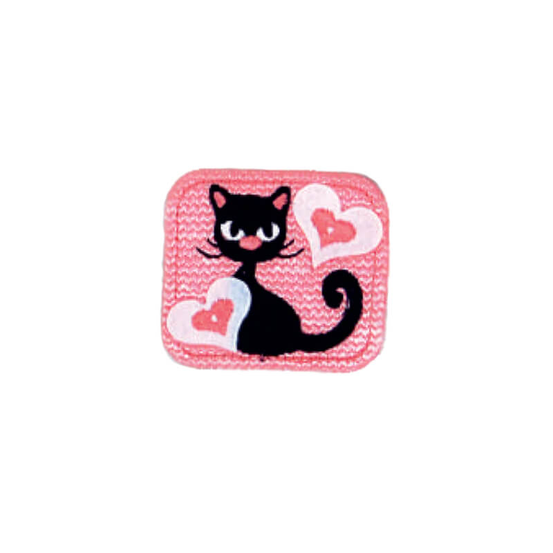 Decorative iron-on applique – cat