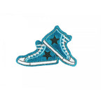 Decorative iron-on applique - shiny sneakers