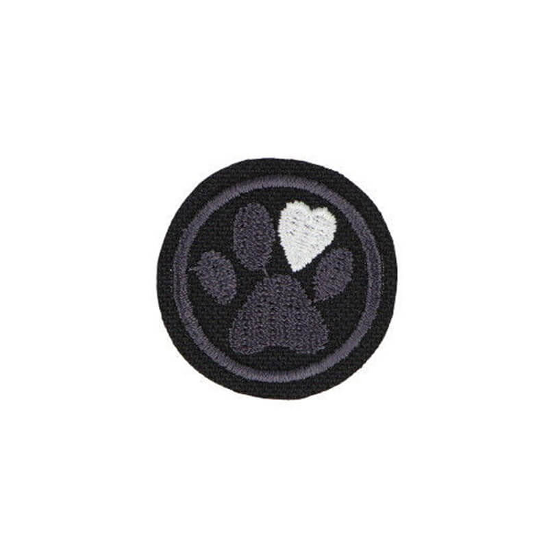 Decorative iron-on applique - paw