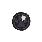 Decorative iron-on applique - paw