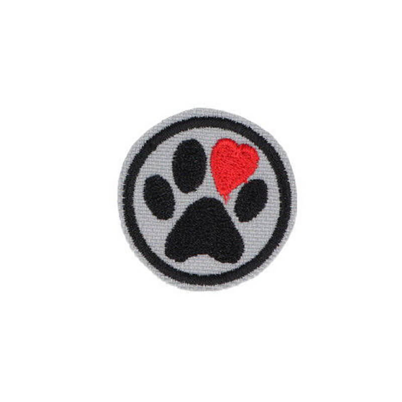 Decorative iron-on applique - paw
