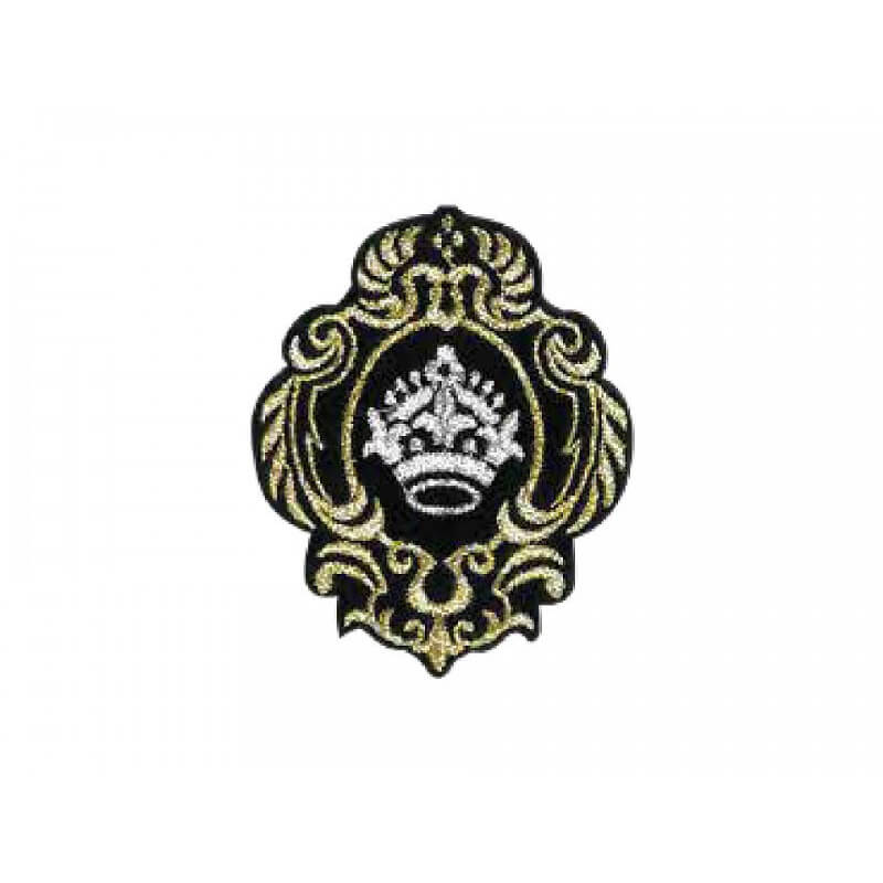 Decorative iron-on applique - crown