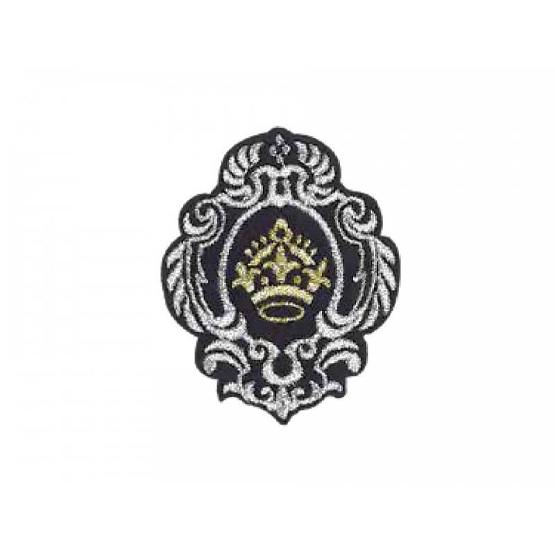 Decorative iron-on applique - crown