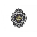 Decorative iron-on applique - crown