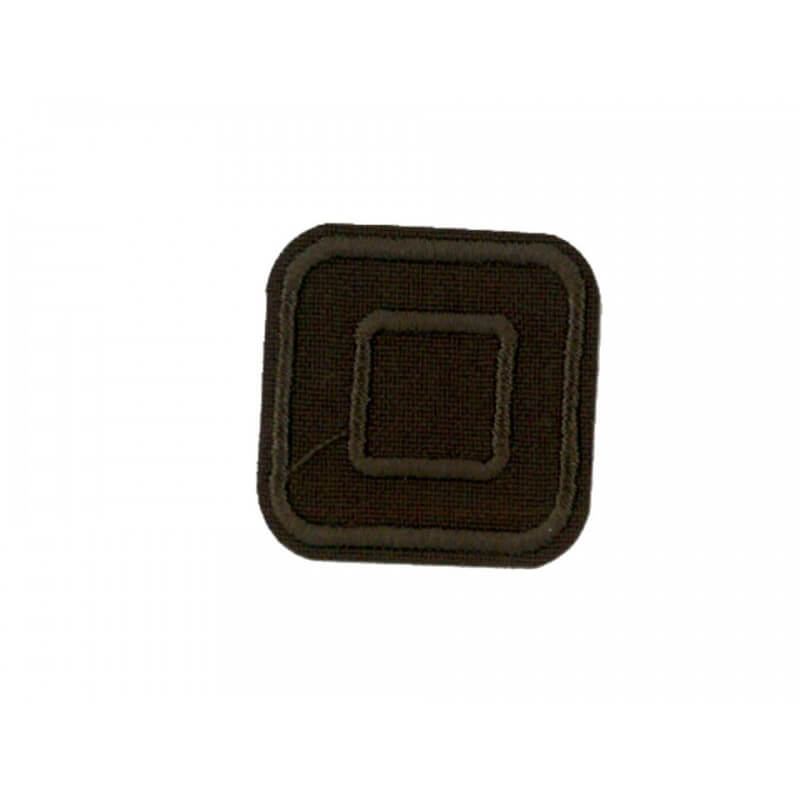 Decorative iron-on applique - square