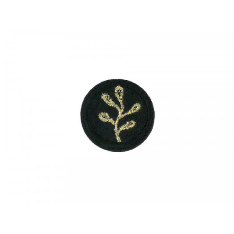 Decorative iron-on applique - leaf