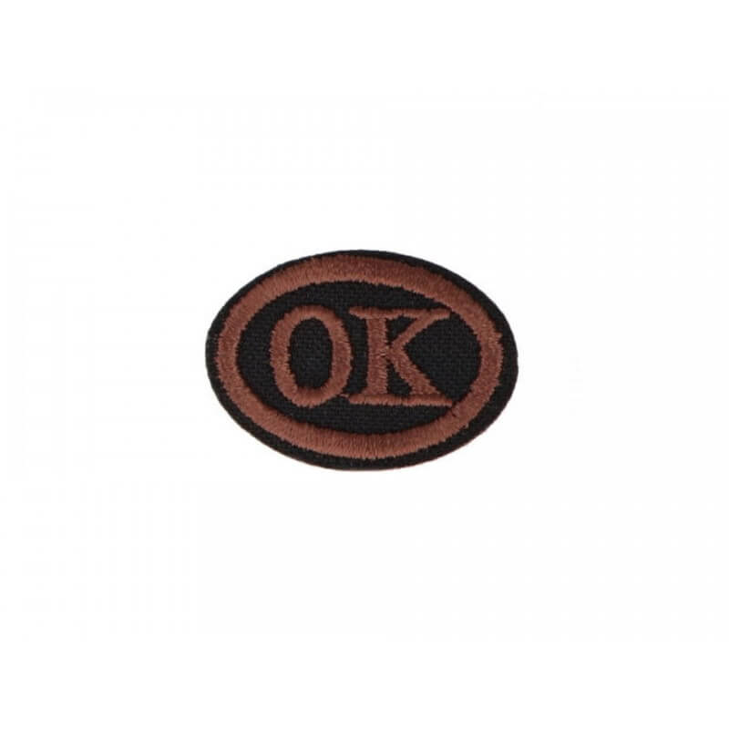 Decorative iron-on applique - OK