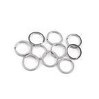 Surgical steel key ring - flat