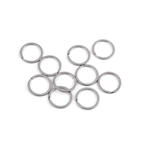 Surgical steel key ring - flat