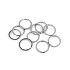 Surgical steel key ring - flat