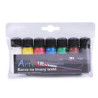 Fabric paints Art e Miss 7pcs. | 12g – for dark fabrics