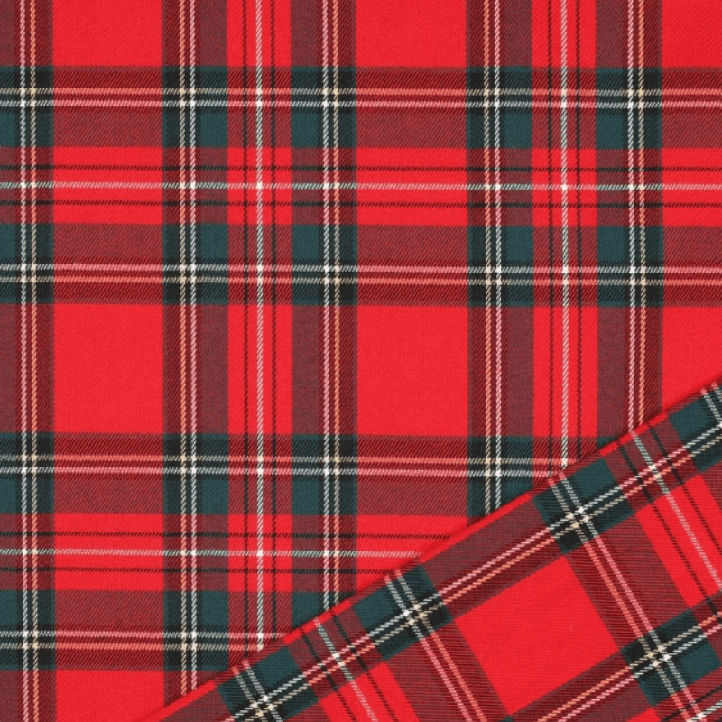 Costume fabric 144cm | 230g/m² - check - red