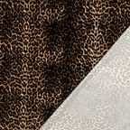 Soft velour fabric 160cm | 260g/m² – leopard