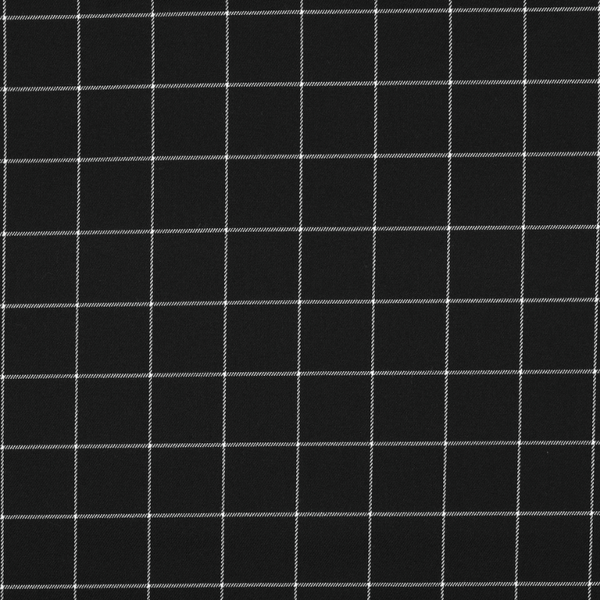 Apģērbu audums 145cm | 225g/m² – rūtains - melnbalts
