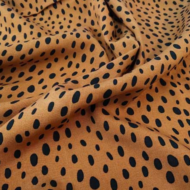 Viscose fabric 140cm | 110g/m² – spotted