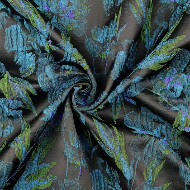 Garment fabric with jacquard pattern 130cm | 200g/m²