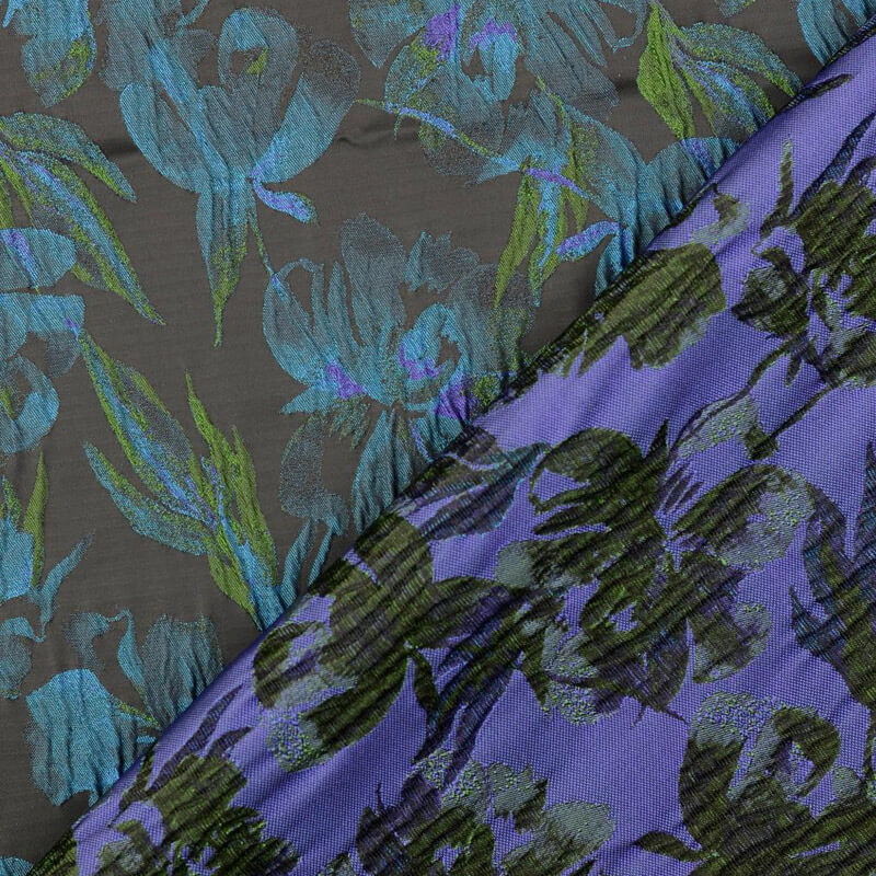Garment fabric with jacquard pattern 130cm | 200g/m²