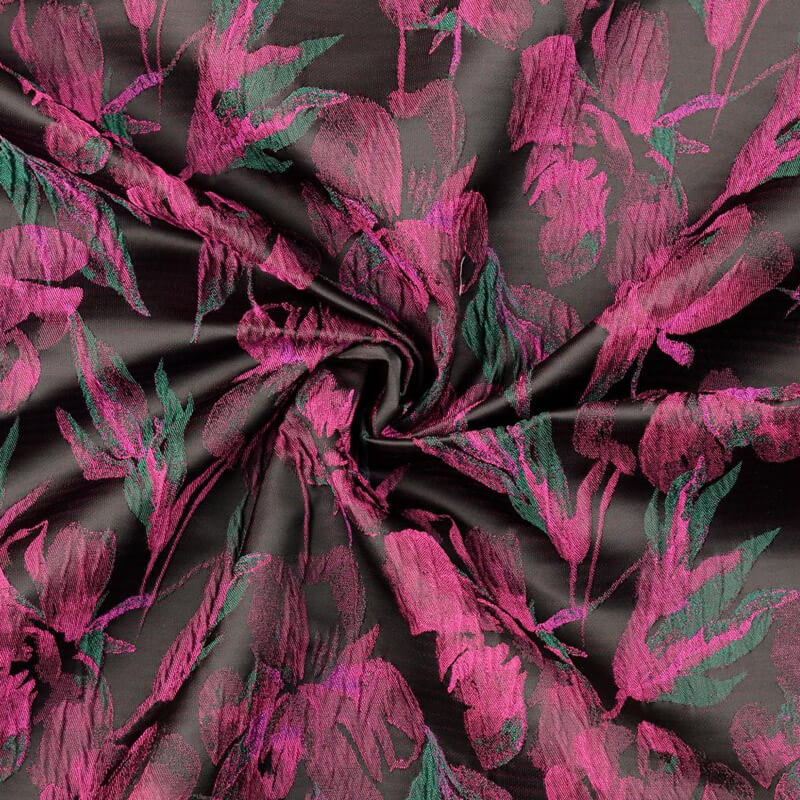 Garment fabric with jacquard pattern 130cm | 200g/m²