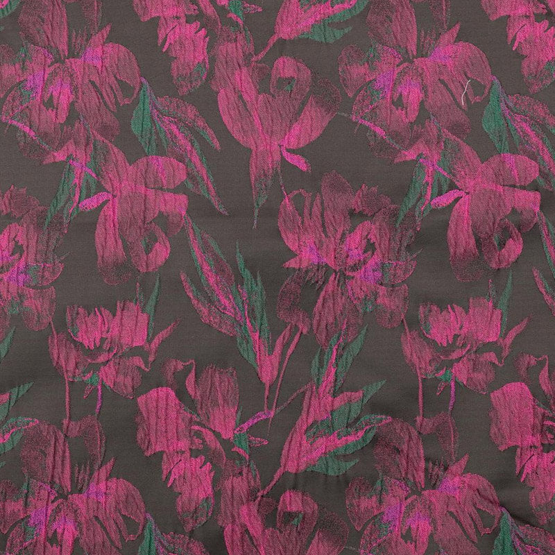Garment fabric with jacquard pattern 130cm | 200g/m²