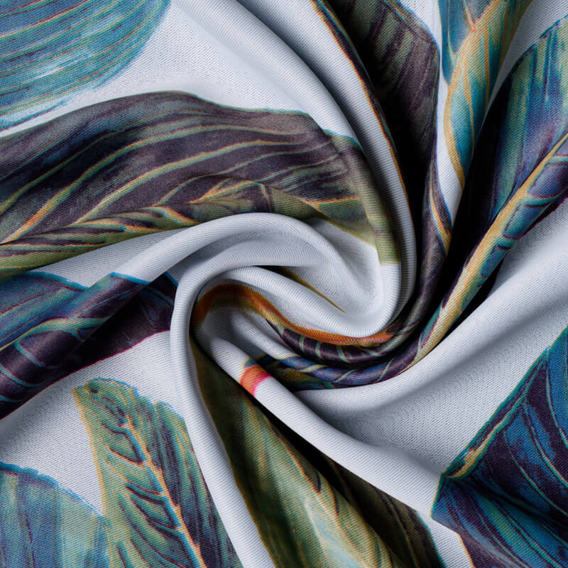Night curtain fabric 280cm | 210g/m² – leaves