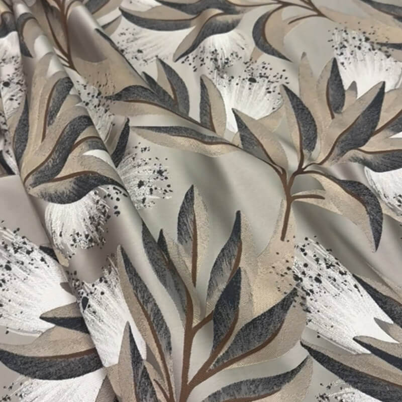 Night curtain fabric 315cm – leaves