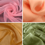 Organzas aizkaru audums
