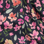 Cotton velvet fabric BABYCORD 140cm | 145g/m² - flowers