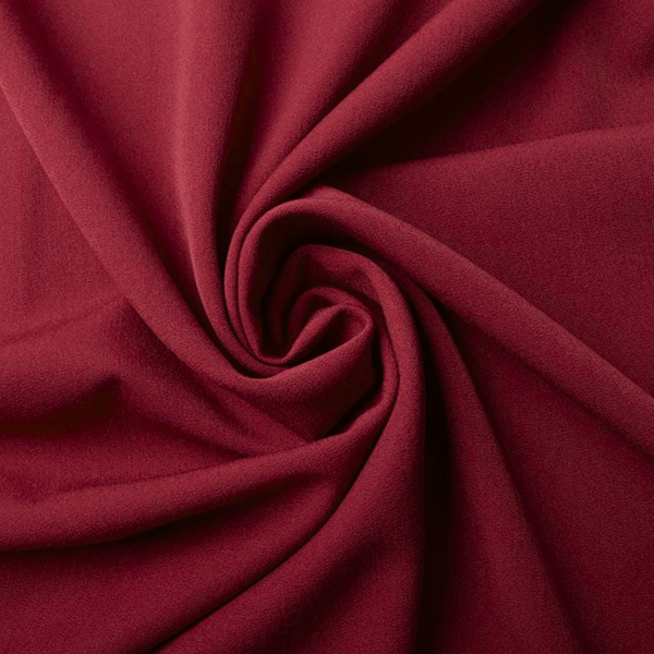Pēdējais gabals - gabardīna audums 150x115cm - tumši sarkans