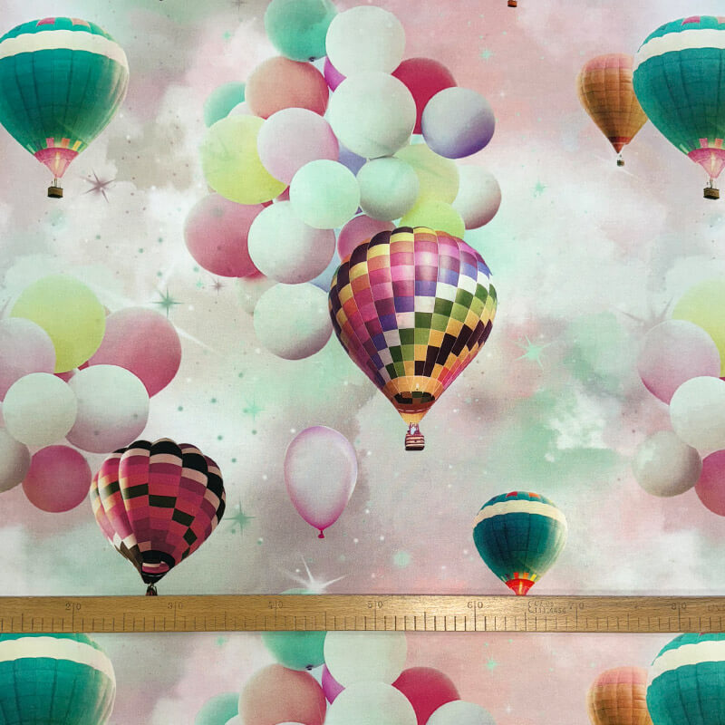 Canvas fabric 160cm | 135g/m² – balloons