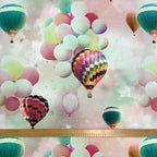 Canvas fabric 160cm | 135g/m² – balloons